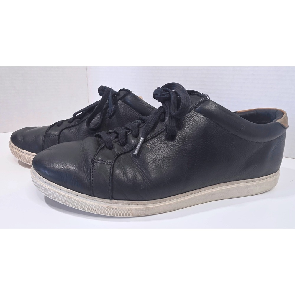 Allen Edmonds‎ Courtside Derby Sneaker Black Leather Low Top 9.5 EEE CALLOUTS